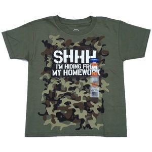 3/$10 Gildan Boys Green T-Shirt Size Small